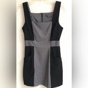 xxi gray black sleeveless mini dress size medium